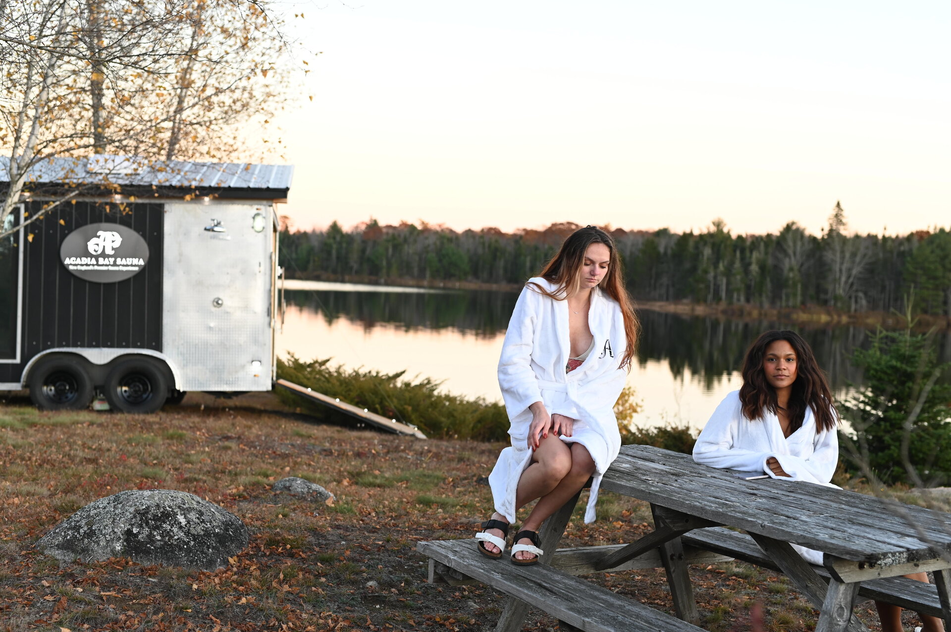 Sauna exterior view