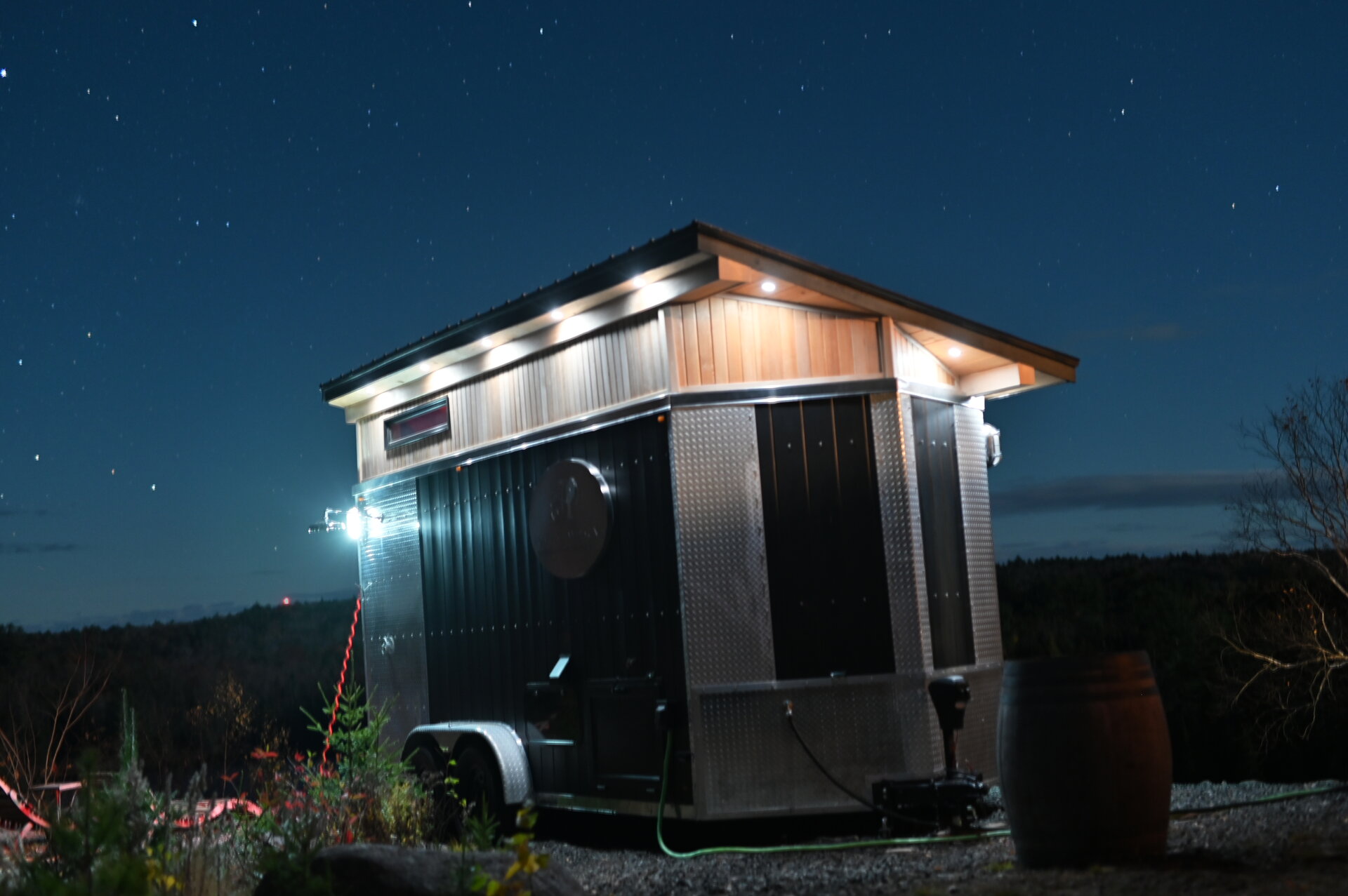 Sauna exterior view