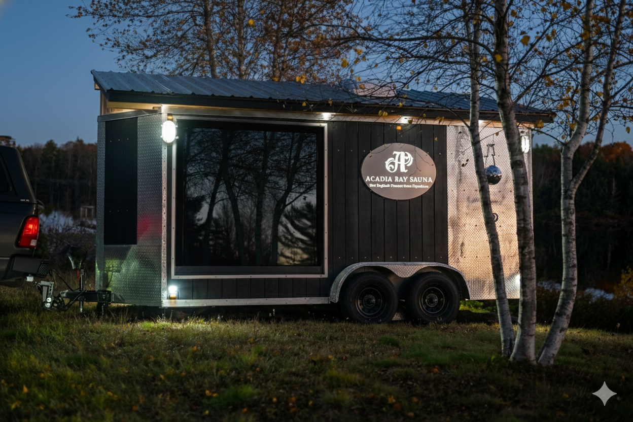 Relaxing sauna experience