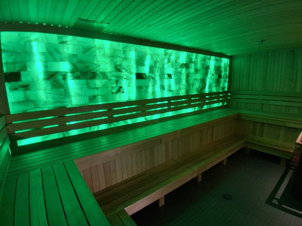 In-home sauna installation