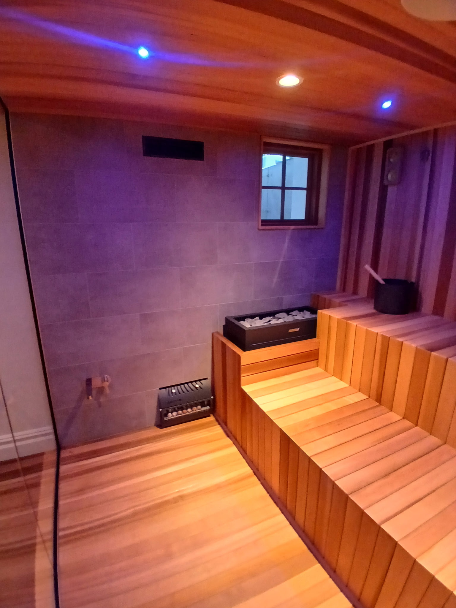 Residential sauna build